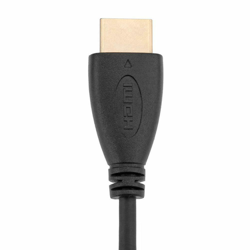 High Speed HDMI to Mini HDMI Cable Extensible Spring Left Curl HDMI Wire