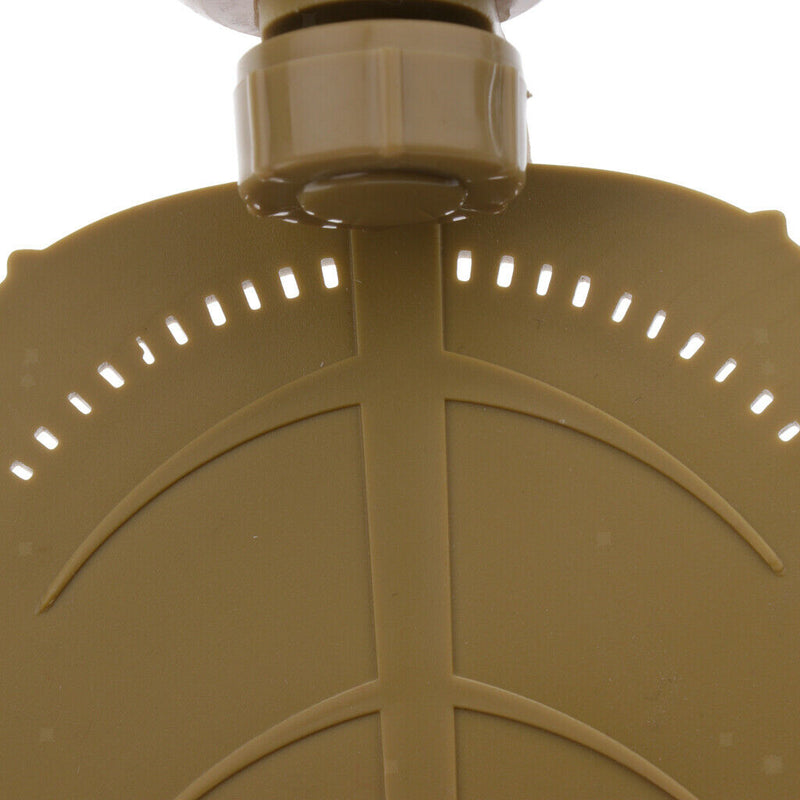 2 x Turtle Platform with Suction Cup Leaf Shape - Decorative Reptile Frog Pier