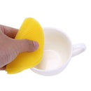 Silicone Dish Washing Brush Kitchen Pot Pan Bowl Cleaning Tools (Yellow) A
