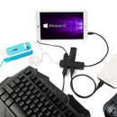 Acasis H032 4 Ports Otg Micro-Usb Hub Usb2.0 Adapter 1.5A Charging Cable Ch G6E3