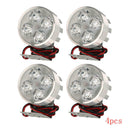 5PCS Motorcycle Electric Scooter 4 beads Spotlights LED Lens Headlights Sl SPL