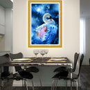DIY 5D Mosaic Girl Swan Needlework Cross Stitch Embroidery Diamond Painting