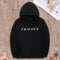 Friends Print Hoodies Unisex Long Sleeve Loose Casual Sweatshirts (Black M) A