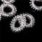 10x Clear Elastic Telephone Line Wire Hair Band Ropes Holders Head Accessory %x