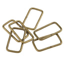 40x Metal Slides Tri-Glides Square Buckles Strap Webbing Slider Buckles 32mm