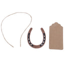 Metal Horseshoe Wedding Gifts Souvenirs Table Centerpieces Kraft Paper Tag ZY3C