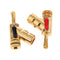 4pcs/Set 4mm Pure Copper Banana Plug Speaker Cable AMP Terminal Connectors