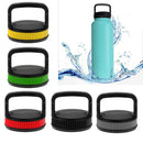 Outdoor Sports Water Bottle Wide Mouth Lid Replacement Leak Proof Gray 58~61mm