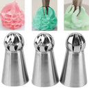3PCS Pastry Cake Decorating Nozzles Tips Set Kit for Icing Piping Bag Tool O7D4