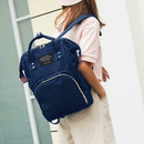 Mummy Maternity Nappy Bag Travel Backpacks Top-Handle Bags (Dark Blue) A