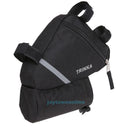 Waterproof Triangle Cycling Bike Bicycle Front Tube Frame Pouch Saddle Bag Black