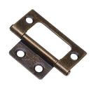 2pcs/set Retro Stainless Steel Door Hinges for Wooden Cabinet Drawer Box