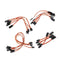 15Pcs 3 Pins Servo Extension Lead Cord Cable for Futaba JR Connector Accs
