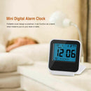 Alarm Clock Portable Foldable Tabletop Travel Digital Alarm Clock With Temp