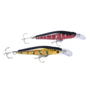 5pcs Fishing Bass Lures Diving Crankbait Minnow Bait Crank Baits Hook Tackl@