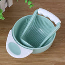 Baby Grinding Set Manual Food Grinder Bowl Rod Infant Fruit Cool Mills Tool A