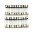 20Pcs 6x30mm 250V 20A Fast Blow Type Glass Tube Fuses GQ