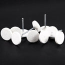 10Pcs Dia.25mm Felt Polishing Buffing Pads Accessories for Rotary Tools