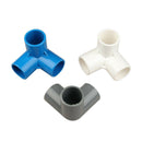 16pcs Plastic PVC 20mm Hose Tee Connector 3 Way Joint For Garden Irrigation H5J9