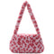 Animal Pattern Underarm Bag Women Mini Plush Shoulder Handbags Purse (9)