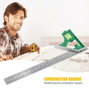 45 / 90 Degree Combination Square Angle Ruler Protractor Measuring Tools