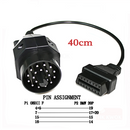 20 Pin to Obd2 Female 16pin CAR Diagnostic Connector Tool Adapter Cable for BMW