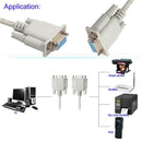 Serial RS232 9-Pin Female to Female DB9 9-Pin PC Converter Cable(3 m)