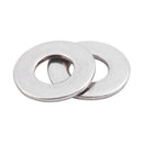 M2.5x6mmx0.5mm Stainless Steel Round Flat Washer for Bolt Screw 100Pcs M9P4