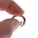 5 Pcs Push Gate Snap Open Hook Spring Ring Key Chain Carabiner 20mm