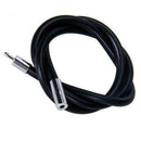 6Pcs 3mm Black Rubber Cord Necklace Choker Stainless Steel Closure Assorted Long