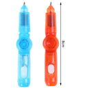 LED Colourful Luminous Spinning Rolling Pen Ball Point Pen Supplies Varied Co Gw