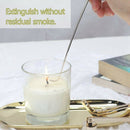 4Pcs Candle Accessory Set Candle Extinguisher Stainless Wick Cutter Trimmer