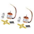 2 Sets A1510 2200KV Brushless Drone Outrunner Motor for RC Aircraft