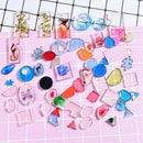 3 Pcs Silicone Casting Molds,Diy Jewelry Pendant Craft Making Moulds With H Y5M9