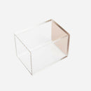 Deluxe Acrylic Design Soft Contact Square Pen Pencil Ruler Holder Cup Deskt