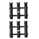 3 Rod Holder Rack Stand Marine Boat Fishing 3 Pole Holder Tube Bracket Seat 2pcs