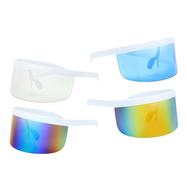 4Pcs Half Face Shield Sunglasses Visor Goggle Eye Protective Windproof Eyeglass