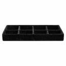 8 Grid Velvet Jewelry Ring Earrings Display Box Tray Holder Storage Showcas