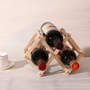 Adjustable 3 Wooden Wine Rack Bottle Holder Kitchen Organizer Display Shelf Xmas