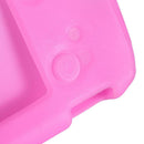 Rubber Silicone Case Cover Clear Screen Protector for Nintendo 2DS (Pink)