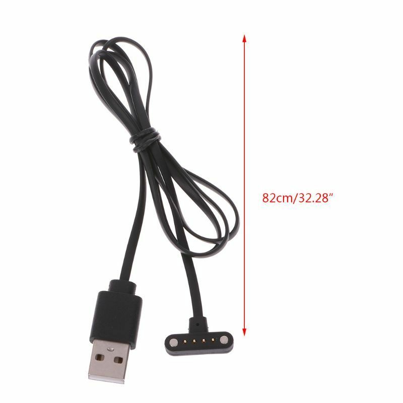 Hot Smart Watch Magnet Charging USB 4 Pin Magnetic Chargering Cable for DM98