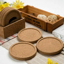 12Pcs/Lot Plain Round Cork Coasters Set Coffee Cup Mat Drink Tea Pad Placem
