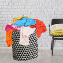 Large Capacity Foldable Laundry Basket Clothes Drawstring Storage Bucket