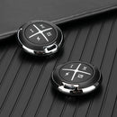 Round 433MHz Remote Control Garage Door Electric Gate Clone Key Fob (2pcs)