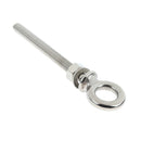 2Pcs M8 80mm Threaded Lifting Eye Bolt Ring Tie Down Stainless Steel