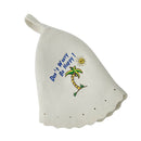 5x Natural Wool Hat Sauna Banya Bath House Head Protect Embroidered Cap