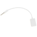 3.5mm (male) To USB Type A (female) OTG Audio Converter Data Cable For Music Mp3