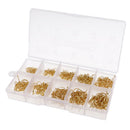 Pack of 500pcs Strong Power Fishing Hooks Barbed Hook 3#-12# with Tackle Box