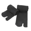1 pair Tabi Socks Sabots Socks 2-Toe EU35-44 for Men / Women Black