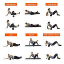 30cm Trigger Point Foam Roller Muscle Tissue Massage Yoga Fitness Pilates E0F3